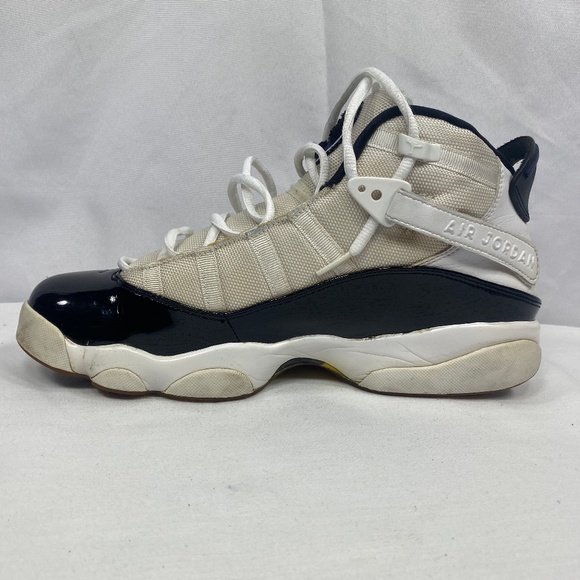 2008 NIKE Air Jordan 6 Rings VI OG Box Concord White Black 322992-151 Patent 10 - Picture 8 of 12